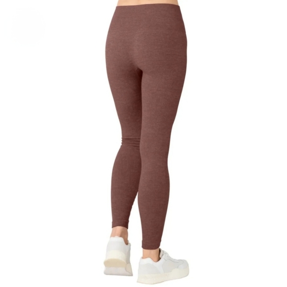 Lemon Ribbed Leggings 2-Pack Women's Size XS Brown Gray New In Box - Picture 4 of 13